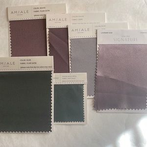 Bridesmaid fabric swatches AMSALE JENNY YOO